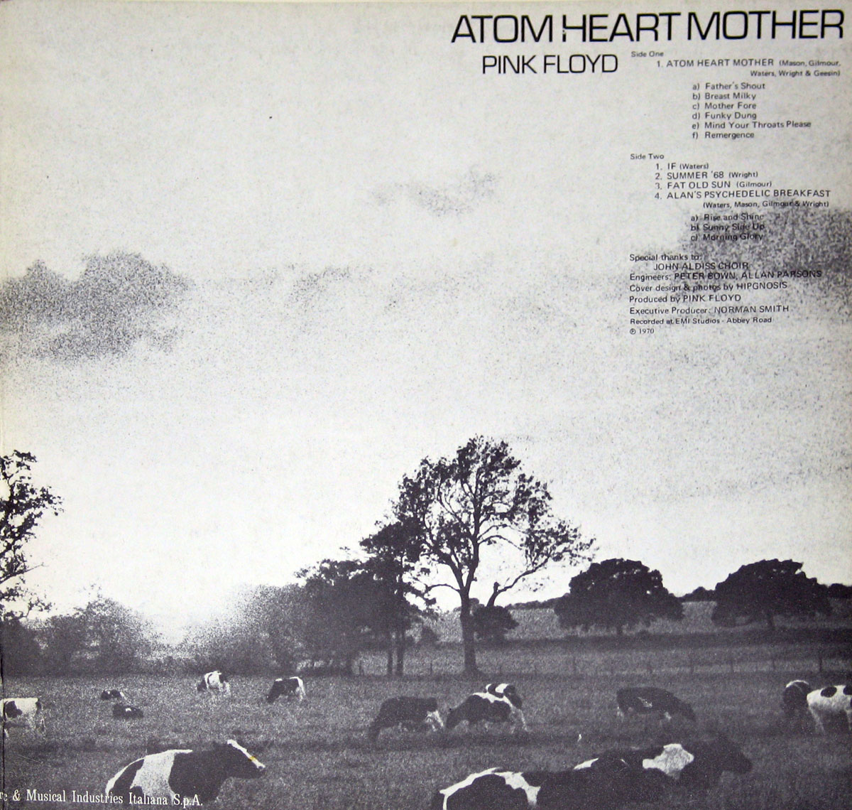 High Resolution Photo #4 PINK FLOYD Atom Heart Italy 